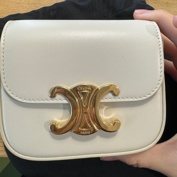 Celine MINI CLAUDE IN SHINY CALFSKIN bag. - Picture 7 of 9